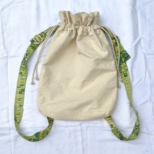 Canvas Drawstring Backpack